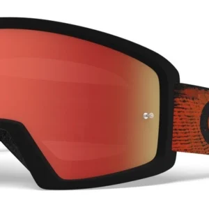 Okulary rowerowe Giro Tazz MTB black red hypnotic z szybą do jazdy w różnych warunkach
