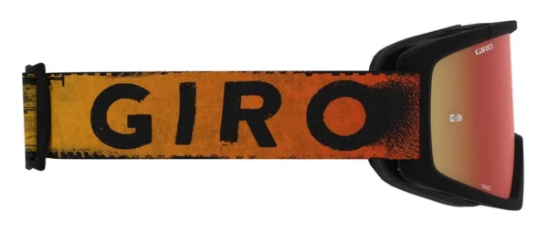 Okulary MTB Giro Tazz black red hypnotic z szybą Amber Scarlet Trail i przezroczystą