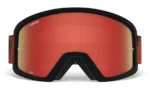 Gogle Giro Tazz MTB black red hypnotic z wymiennymi szybami Amber Scarlet i przezroczystą