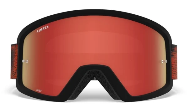 Gogle Giro Tazz MTB black red hypnotic z wymiennymi szybami Amber Scarlet i przezroczystą