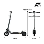 E-scooter Ruptor R1 V2 czarny idealny do miasta i codziennego użytku