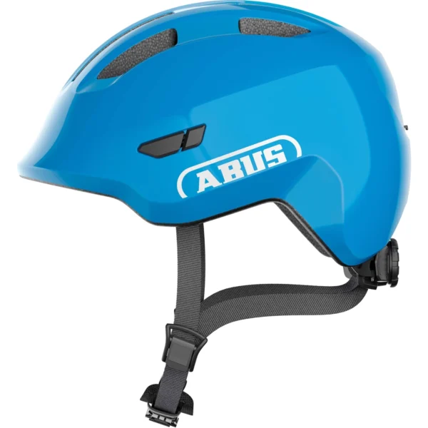 Abus Smiley 3.0 M – bezpieczny kask rowerowy dziecięcy shiny blue