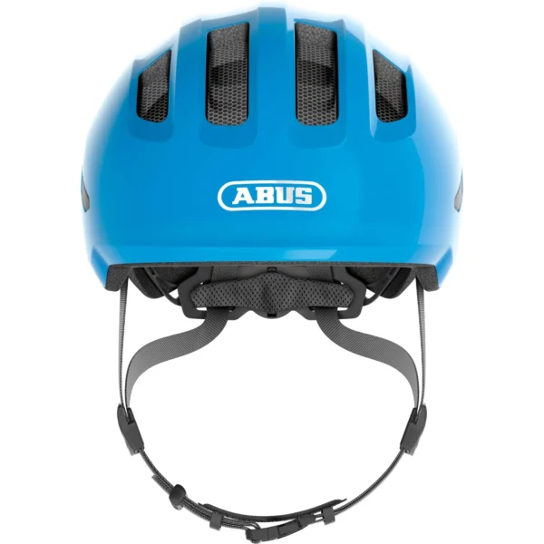 Dziecięcy kask rowerowy Abus Smiley 3.0 M w kolorze shiny blue