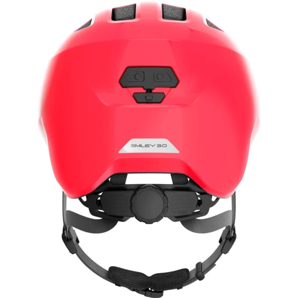 Dziecięcy kask rowerowy Abus Smiley 3.0 M w kolorze shiny red