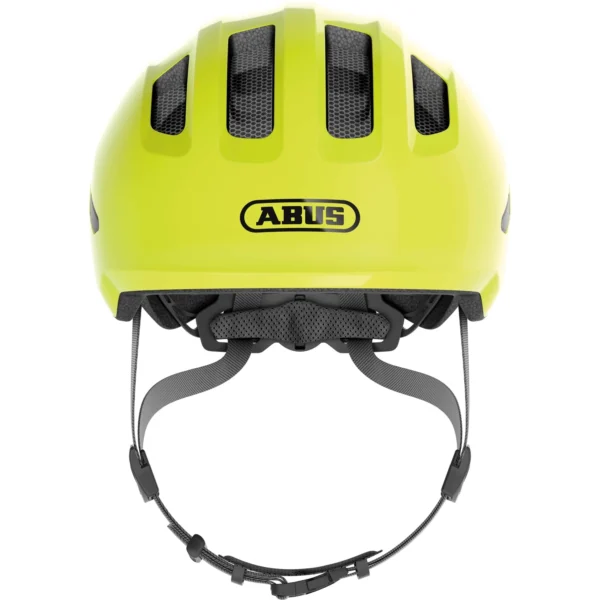 Dziecięcy kask rowerowy Abus Smiley 3.0 S w kolorze shiny yellow