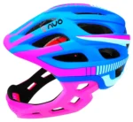 AVO-49 niebiesko-różowo-błękitny L – kask rowerowy dla dorosłych i młodzieży