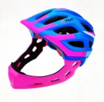 AVO-49 niebiesko-różowo-błękitny L – nowoczesny kask rowerowy