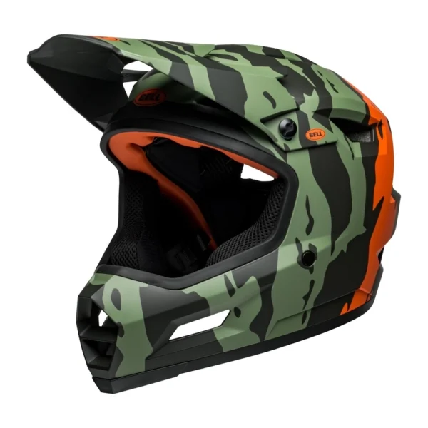 Kask MTB BELL Sanction 2 DLX MIPS komfortowy i bezpieczny w kolorze ravine matte dark green orange