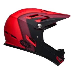 BELL SANCTION presences matte red black L – nowoczesny kask rowerowy