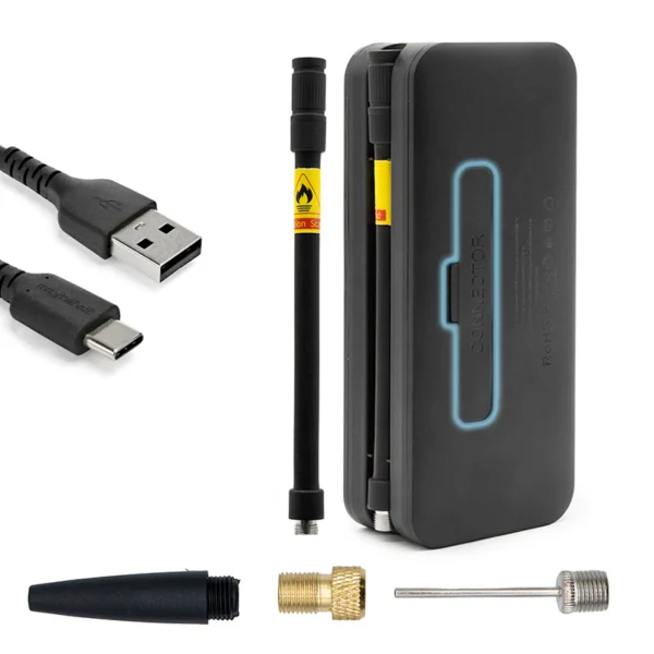 Przenośna pompka elektryczna AIR-002 z funkcją powerbank do roweru i hulajnogi