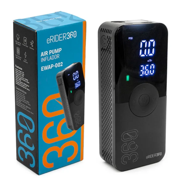 Pompka AIR-002 elektryczna z powerbankiem, kompaktowa i wygodna w użyciu