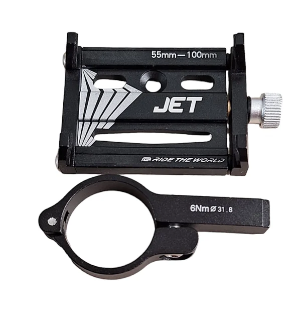 Uchwyt rowerowy na smartfona JET-738 50–100 mm, uniwersalny i stabilny