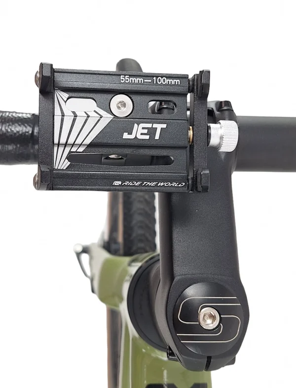 Solidny uchwyt na smartfona JET-738 50–100 mm do roweru i e-hulajnogi