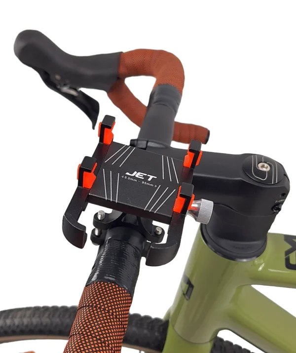 Uchwyt rowerowy na smartfona JET-746 50–95 mm, uniwersalny i stabilny