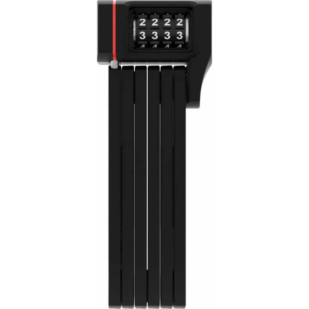 Składany zamek rowerowy Abus BORDO 5700C/80 black SH na szyfr