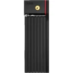 Zamek składany Abus BORDO 5700K/100 black SH do zabezpieczenia roweru lub hulajnogi