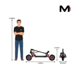 Hulajnoga elektryczna Motus Pro 10 Sport 2021 do jazdy miejskiej