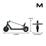 Hulajnoga elektryczna Motus Scooty 8,5 do jazdy miejskiej i rekreacyjnej
