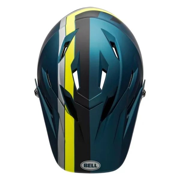 Kask MTB BELL Sanction Agility w kolorze matte blue hi-viz