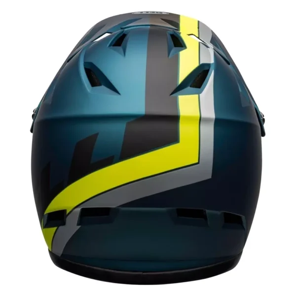 Lekki kask rowerowy BELL Sanction Agility matte blue hi-viz
