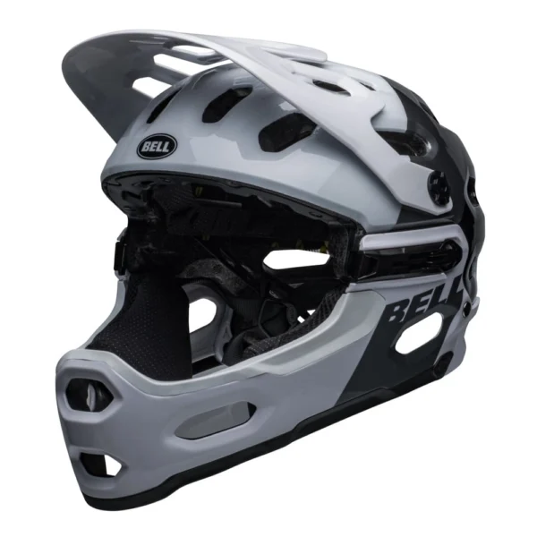 Kask MTB BELL Super 3R MIPS M w kolorze matte white black z systemem MIPS