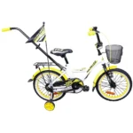 Rower dziecięcy Majdller Combo 12 cali w kolorze biały-żółty