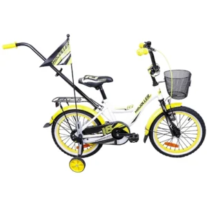Rower dziecięcy Majdller Combo 12 cali w kolorze biały-żółty