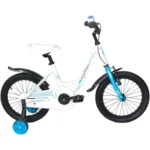 Rower dziecięcy Majdller Bella 16 cali w kolorze biały mięta grafit