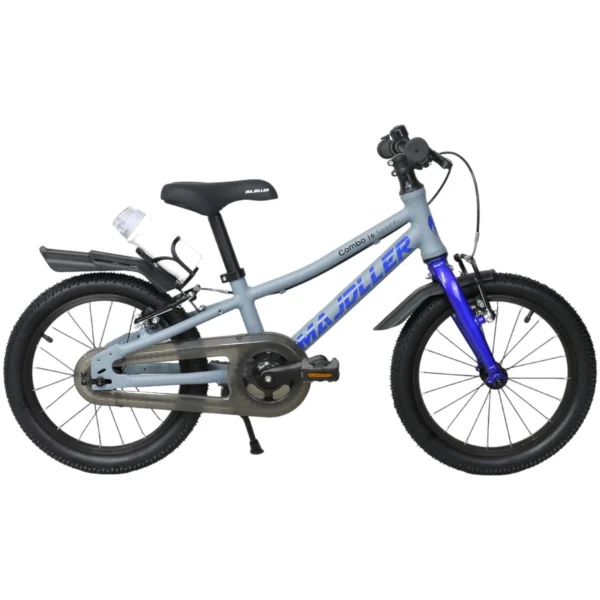 Rower dziecięcy Majdller Combo Sport 16 cali aluminiowy w kolorze grafit-niebieski