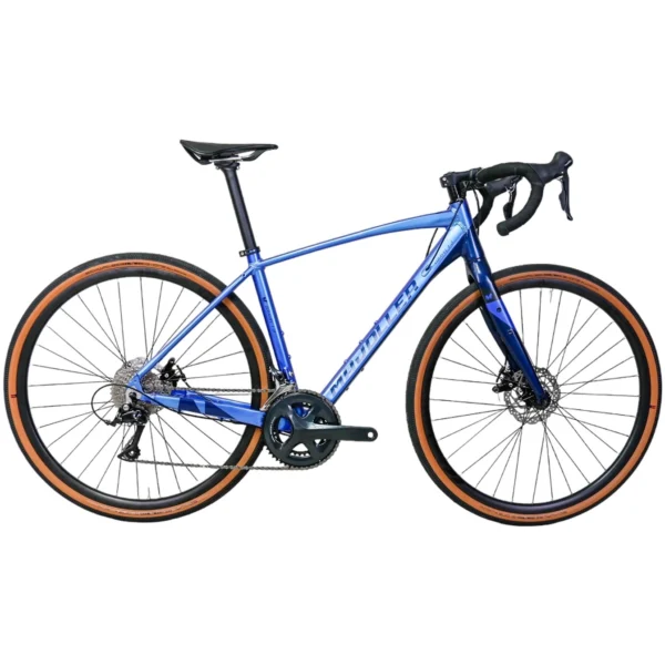 Rower gravel Majdller 1.0 28 cali w kolorze niebieskim, rama 20,5 cala