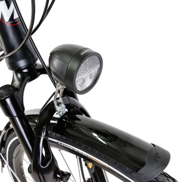 Męski rower miejski Majdller Master 1.2 28” czarny mat, rama 21 cali