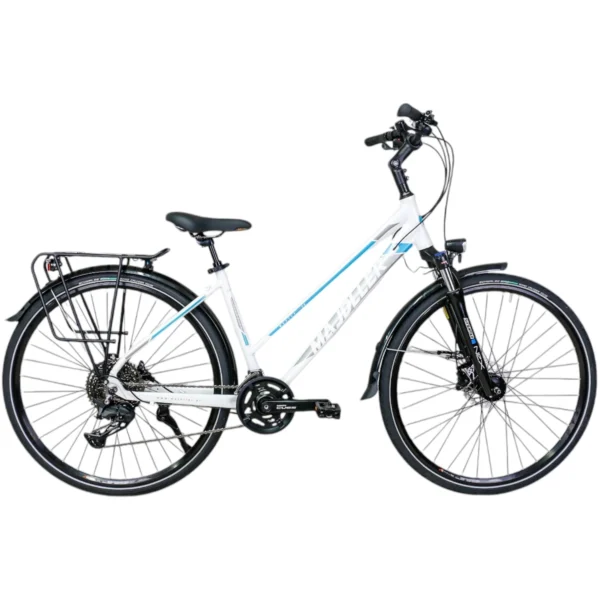 Rower damski Majdller Master 2.0 CU 28 cali w kolorze białym, rama 17 cali
