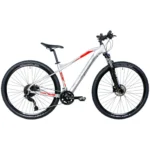 Rower górski Majdller Drakon 9.1 CU 29 cali w kolorze srebrnym, rama 21 cali