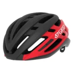 Komfortowy kask szosowy Giro Agilis matte black bright red w rozmiarze M