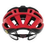 Kask rowerowy Giro Agilis M matte black bright red z aerodynamicznym profilem