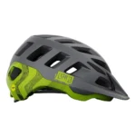 Kask rowerowy Giro Radix matte metallic black ano lime w rozmiarze L – nowoczesny kask MTB
