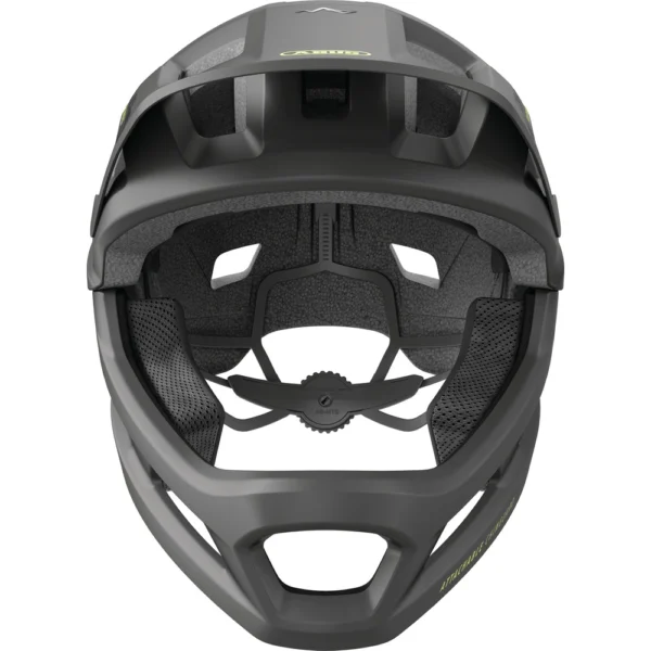 Abus YouDrop FF velvet black S – kask full face dla dzieci