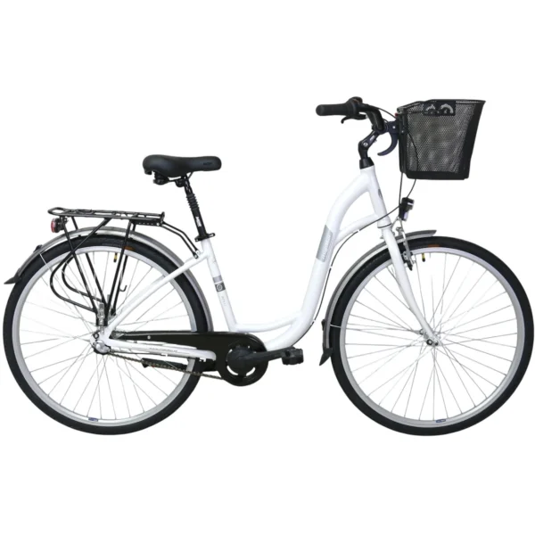 Rower miejski Majdller Motta 8.3 28 cali biały połysk rama 17 cali