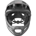 Abus YouDrop FF Ti silver – kask full face dla dzieci
