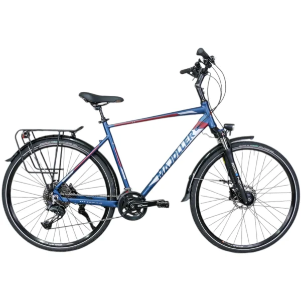 Rower trekkingowy Majdller Master 2.0 CU 28 cali granatowy rama 21 cali