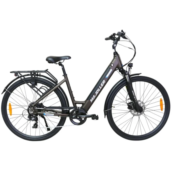 Rower elektryczny Majdller E-Bike Ampera 1.0 28 cali brązowy rama 18 cali