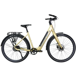 Rower elektryczny Majdller E-Bike Ampera 1.5 28 cali złoty rama 20 cali