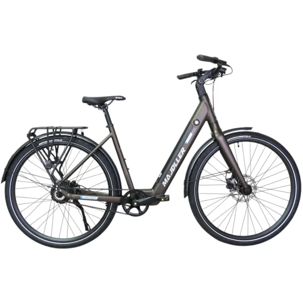 Rower elektryczny Majdller E-Bike Ampera 1.5 28 cali brązowy rama 20 cali