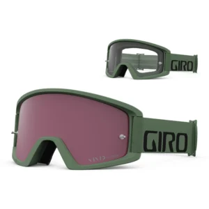 Gogle Giro Tazz MTB hedge green z szybą VIVID Carl Zeiss Trail S2 i szybą S0 DWZ