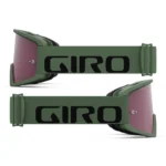 Gogle MTB Giro Tazz hedge green z szybą VIVID Trail S2 i mocowaniem pod zrywki