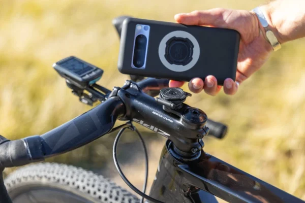 Quad Lock Stem Cap Mount – stabilny uchwyt rowerowy na telefon